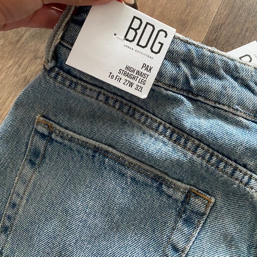 Urban Outfitters BDG Pax Straight Ankle High Waist Jeans 27 NWT - Picture 5 of 6